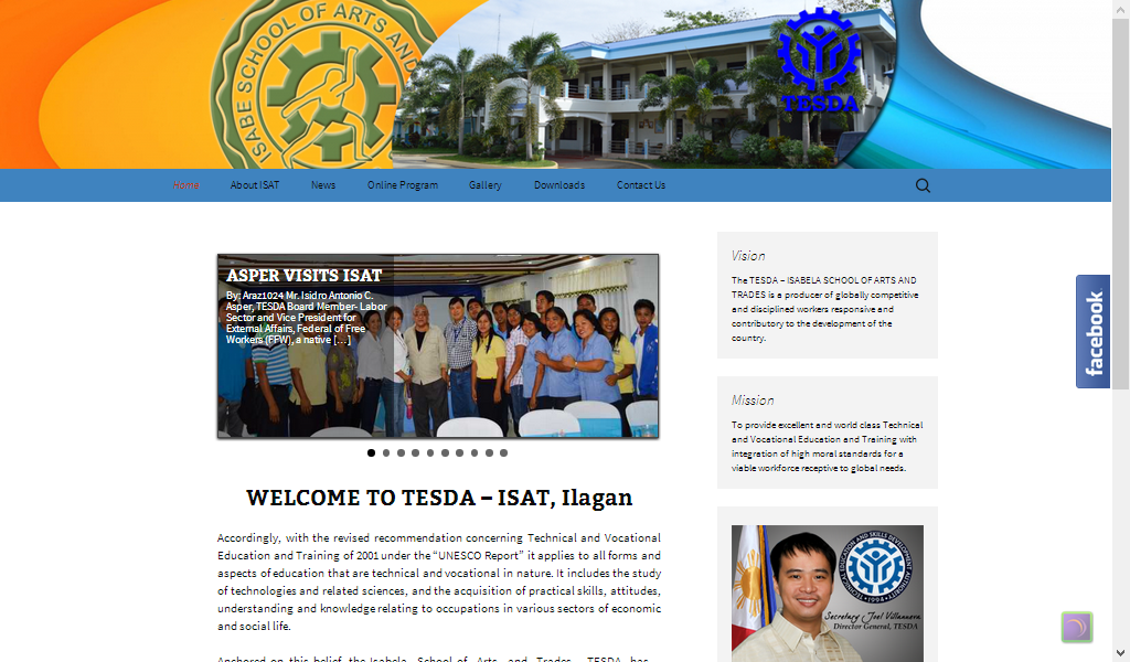 TESDA ISAT Website