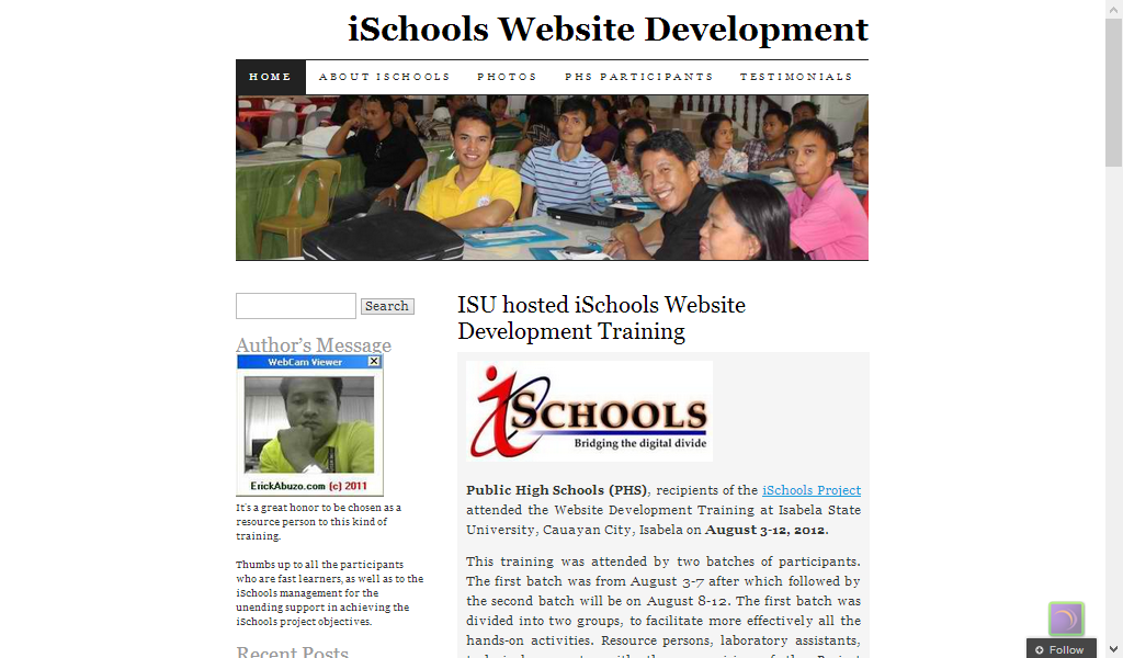 iSchools Website Dev’t